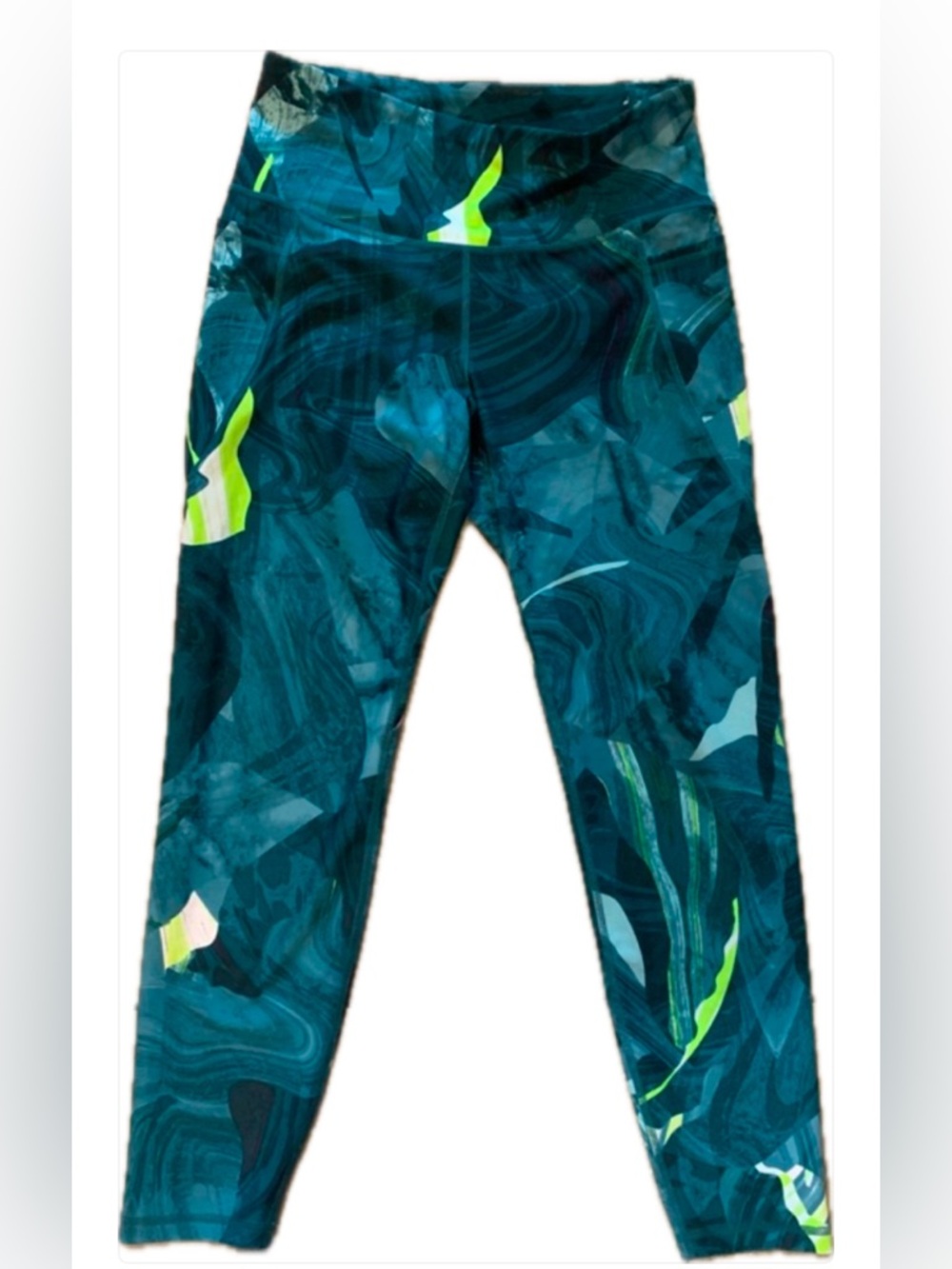Old Navy Active Elevate Sculpt High Rise GoDry 7/8 Leggings size Large Print